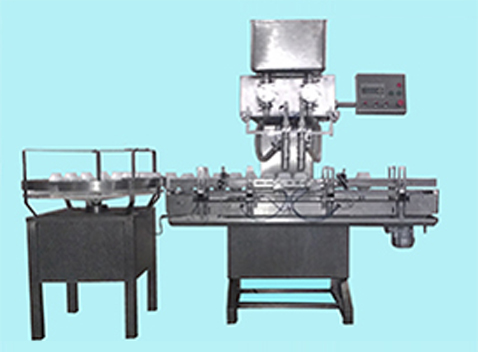 Fully Automatic Double Head Jar Filling Machine