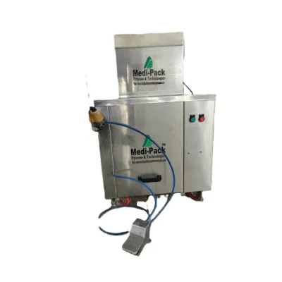 Semi-Auto Air & Vacuum Bottle Cleaning Machine